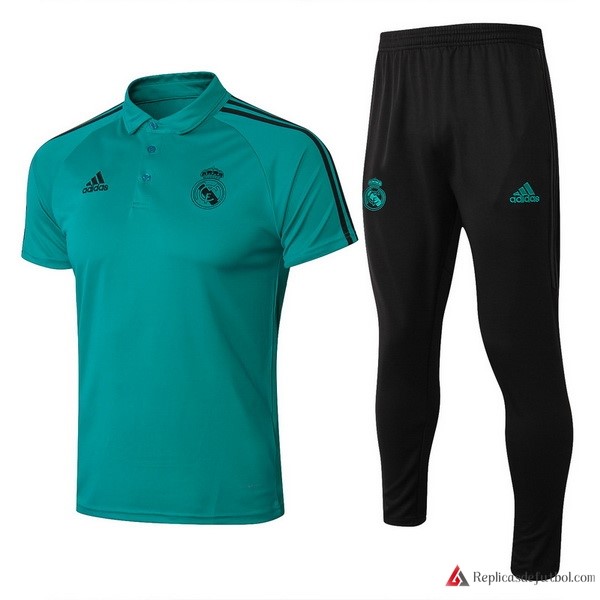 Polo Real Madrid Conjunto Completo 2017-2018 Verde